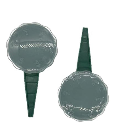 2 Pack Seed Planter Tool, 6.9" Dibber Garden Tool, Plastic Seed Dibbler for Planting, Bulb Digger Garden Planter with Handle for Sowing Seeds, Planting, Bulbs, Digging (Green, 2pcs per Pack)