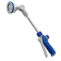 Watering Wand, 16" Aluminum Garden Hose Nozzle with 180° Rotating Ratchet Head, 9 Spray Patterns & Adjustable Flow Control - Perfect for Water Hanging Baskets and Shrubs