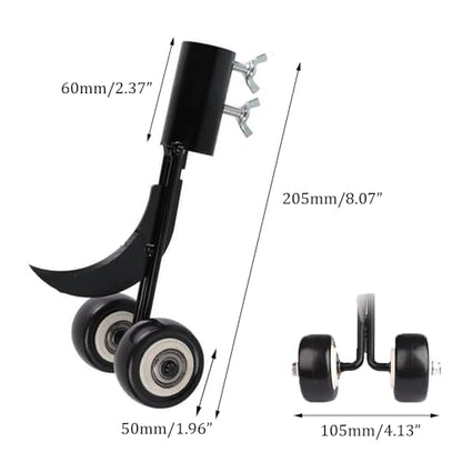 Weed Puller Tool with Wheels, Adjustable Weeding Tools Stand Up Weed Puller for Garden Patio Backyard Lawn Sidewalk Driveways Standing Weeds