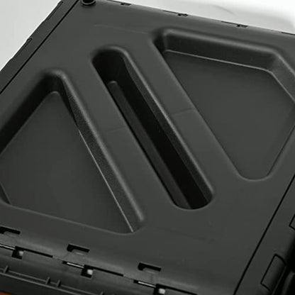 Dual Chamber Compost Tumbler Bin, Outdoor Tumbling Composter with 24 Ventilation Openings and Steel Legs, 34.5 Gallon
