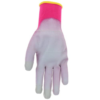 Smart Mud, 2 Pair Pack, Rasberry/Eggplant, PU Coating, Precision Grip, Breathable Shell, Abrasion Resistanec, Touchscreen Compatible