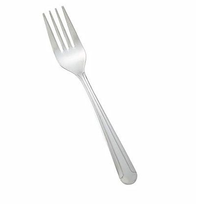 Winco 12-Piece Dominion Salad Fork Set, 18-0 Stainless Steel, Silver
