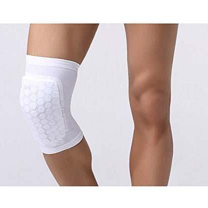 PISIQI Compression Collision Avoidance Knee Sleeve - color: White, size: X-Large
