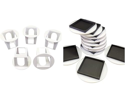 Grow Cubes for Hydroponic System/Compatible with Gardyn (10 Grow Cubes / 10 W&B caps) - style: 10 Grow Cubes / 10 W&B caps