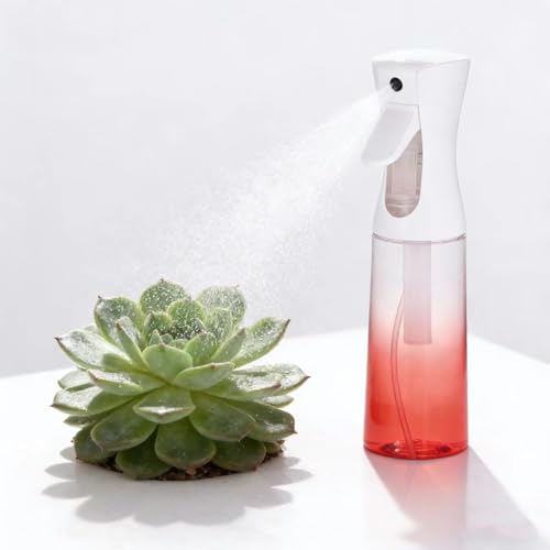 Ultra Fine Mist Spray Bottle, 200ml Continuous Sprayer (Gradient Red) - color: Gradient Red