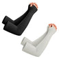 netdraw Unisex Bamboo Viscose Arm Sleeves with Thumb Hole - color: Black/Sage, size: Small-Medium