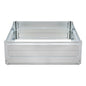 Galvanized Raised Garden Bed Kit, Metal Planter for Vegetables & Herbs, 3x3x1FT, Easy Assembly - size: 3x3x1FT