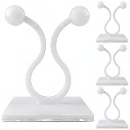 100 Pcs Climbing Plant Wall Clips for Vines, Flexible (Small White) - color: Small White 100 Pcs
