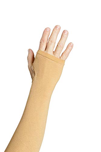 Prevent Products, Inc Elderly Skin Protector, Thin Skin & Tear Protective Arm Sleeve - Made in USA (One Pair) - color: Beige, size: 2X-Large (1 Pair)