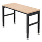 Antifir 48" Adjustable Workbench, Heavy Duty Wood Workstation - size: 48x20" No Socket