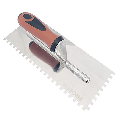 Frosch Stainless Steel Square Notch Trowel (7-PACK) - size: 7-Pack