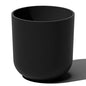 Veradek Mason Series Lima Planter - Large Round Outdoor Planter - color: Black, size: 10 inches