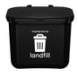 Hanging Wastebasket for Trash - size: Qty 1 Landfill