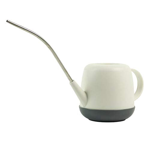 1 L Small Watering Can for Indoor Plants, 33.8 oz Long Spout Watering Can Plastic Watering Pot for House Plant Flower, Green