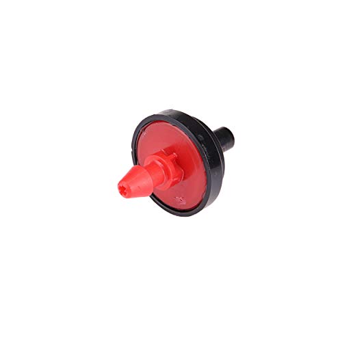 Raindrip PC2050B Pressure Compensating Dripper, 50-Pack, Red/Black - size: 50-Pack