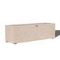 31" Rectangular Outdoor Planter - Handmade Fiberglass Composite - color: Off White, size: Medium