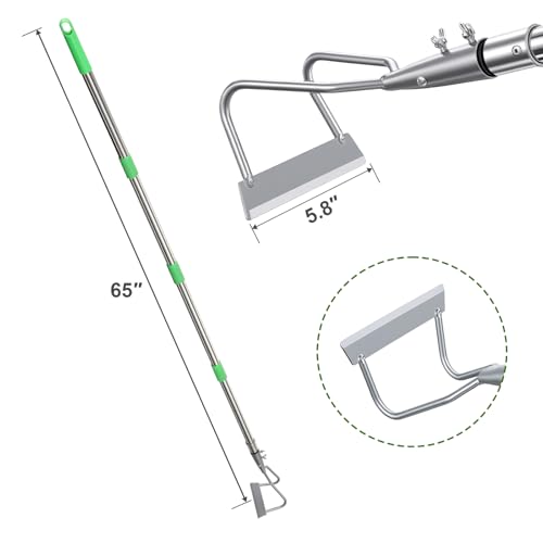 COCONUT 65" Heavy Duty Hand Weeder Puller Tool with Long Handle