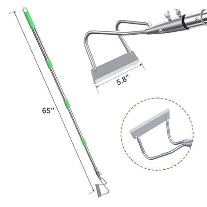 COCONUT 65" Heavy Duty Hand Weeder Puller Tool with Long Handle
