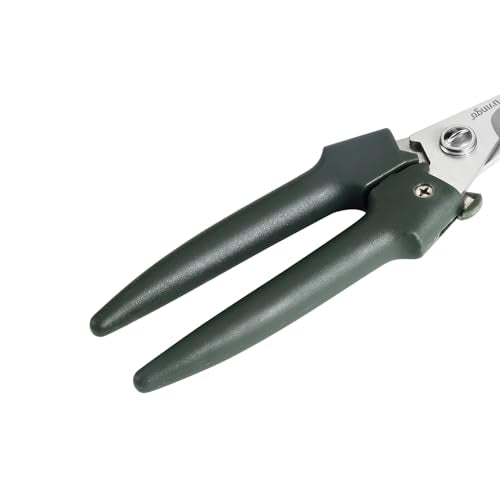 LIVINGO 7.5" Garden Pruning Shears Straight Curved Blade Set