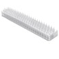 Zipcase 49.5 ft Transparent PVC Bird Spikes, Dual-Length Spikes, 36 Pack