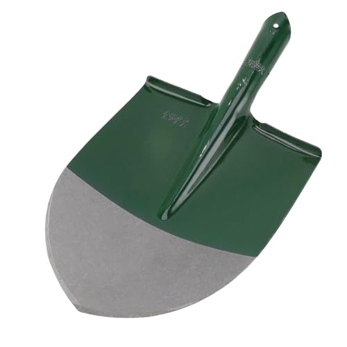 WALFRONT Garden Shovel Replacement Head Round Pointed Manganese Steel Digging and Transplant Tool