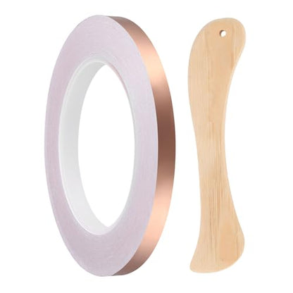 Copper Foil Tape 0.39" x98FT Single Conductive Adhesive Tape - size: 0.39 Inch x 98 FT