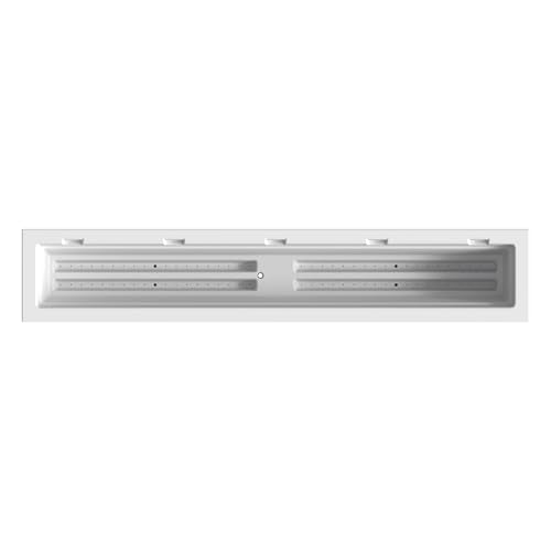 Mayne Fairfield 60in Self-Watering Rectangular Window Box Planter, White - color: White, size: 60in