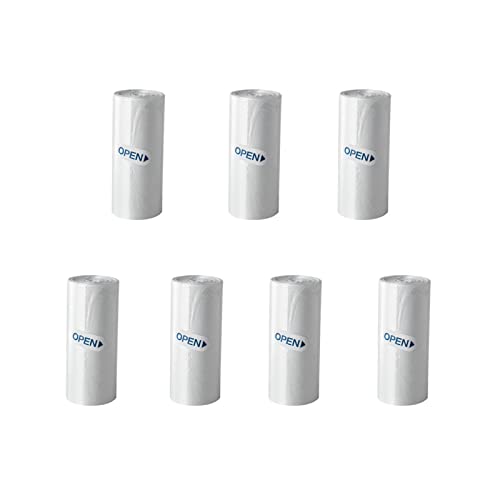 SUBEKYU Mini Trash Bags for Mini Desktop Wastebasket,105 Count Total - color: white trash bag