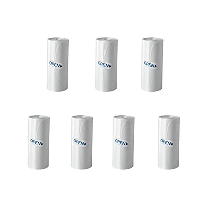 SUBEKYU Mini Trash Bags for Mini Desktop Wastebasket,105 Count Total - color: white trash bag