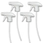 Serious Soil 4-Pack White Trigger Sprayers - Heavy Duty Dual Misting and Stream Spray Bottle. Perfect Sprayer Head Replacement for 8oz,16oz, or 32oz Spray Bottles for Home, Kitchen, Garden and Office
