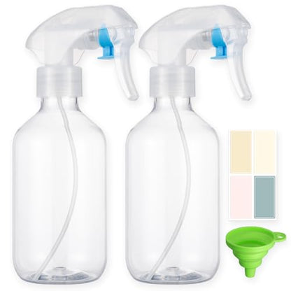 Leakproof Spray Bottle 2 Pack 10 oz, Ultra Fine Mist Sprayer