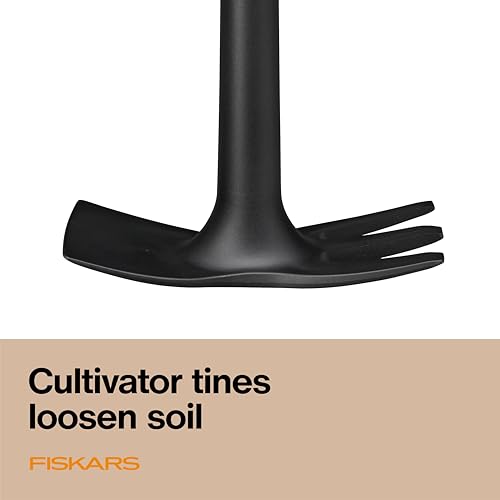 Fiskars Eco Dual-Function Hoe & Cultivator, Ergonomic Garden Hand Tool - style: Eco Cultivator Hoe