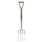 Spear & Jackson Traditional Stainless Steel Digging Fork, Heavy Duty Durable Stainless Steel Garden Tool, Ideal for Digging, Aerating, and Turning Soil - style: Digging Fork