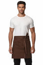 Waist Apron for Men Server Bistro Half 4251BY - color: Coffee, size: 5 Pack