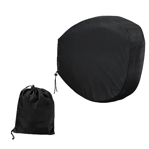 Retractable Garden Hose Reel Cover for Water Hose Reel with Drawstring Storage Bag Waterproof Portable Hose Protector for Outdoor Yard Lawn Accessory (21.65"Lx21.65"Wx11.81"H) - color: Black 2