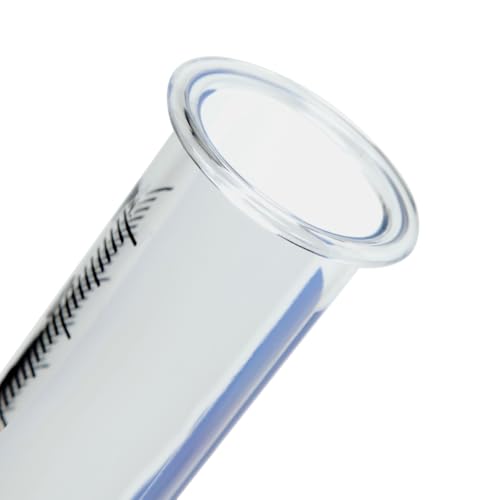 Plastic Rain Gauge Replacement Tube 2PCS,Outdoor 8.3" Clear Rain Meter-Blue - color: Blue