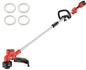 HEINPRO Cordless Weed Wacker Compatible with Milwaukee M18 Battery - size: 16-INCH