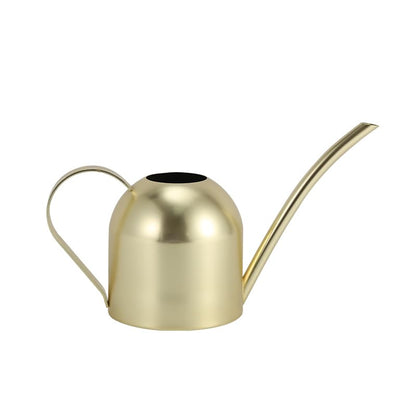 Gold Watering Can for Indoor Plants, 450ml/15oz Metal - size: Gold 15 oz