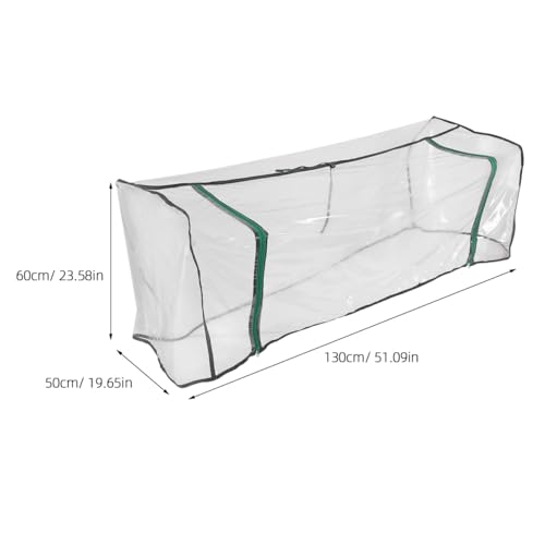 POPETPOP Transparent Greenhouse Cover Easy to Use Garden Protection Tent for Raised Garden Bed Heavy Duty Plant Cover Reliable Frost Weather Protection for Thriving Plants