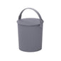 Hachiman Micro Bucket, 0.18 Gallon Heavy Duty Bucket with Lid & Handle - color: New Grey, size: Micro