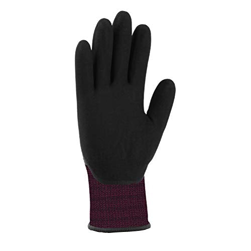 Carhartt Women's WA700 Women's Thermal Dip Glove - color: Deep Wine, size: Small
