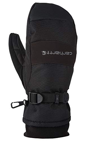 Carhartt Men's Waterproof Insulated Knit Cuff Mitten - color: Black, size: Small