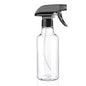 12oz/350ml Plastic Spray Bottles 1 Pack, Adjustable Mist/Stream - color: 12oz-BlackClear
