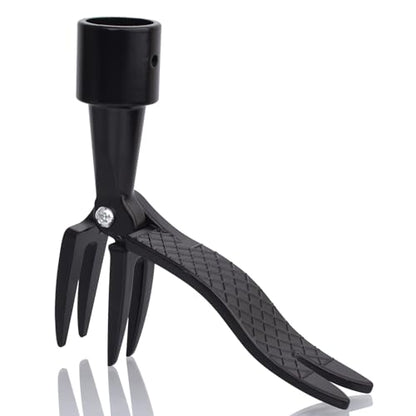 Stand Up Weed Puller an Upright Weeding Tool Standing Weed Clip No Bending 4 Claws