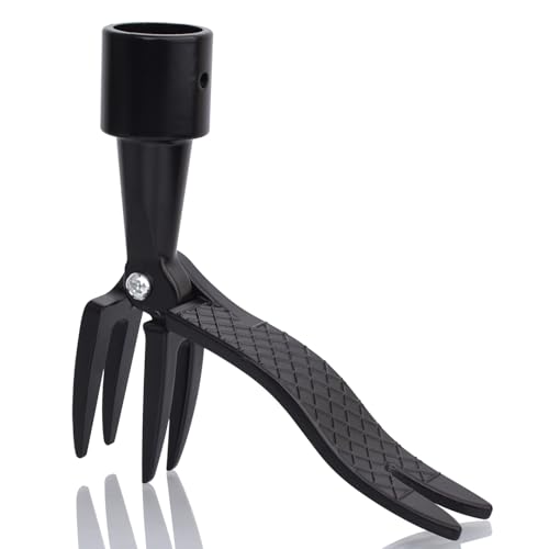 Stand Up Weed Puller an Upright Weeding Tool Standing Weed Clip No Bending 4 Claws