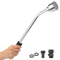 18-inch Soft Rain Watering Wand with Shut Off Valve, Lightweight and Durable Metal Gentle Watering Wand Perfect for Hanging Baskets, Planters, Garden, Shrubs and Seedbed - color: 2000 Holes per Inch