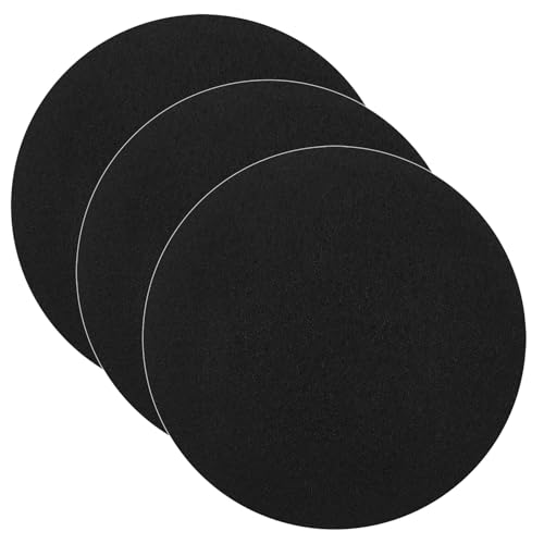 3 Pack Charcoal Filters for Compost Bucket, 6.7inch Compost Filter for Countertop Bin, Compost Pail Replacement Activated Carbon Charcoal Filters, Home Bucket Compost Bin Refill, Round - size: 3P-Round-6.7inch