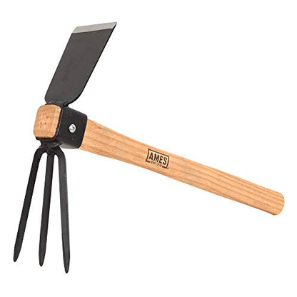 Ames The Companies, INC 1994800 Hoe/Cultivator Combo with Wood Handle