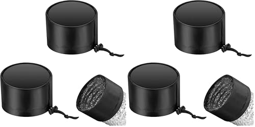VIVOSUN 2-Pcs. Grow Tent Vent Cover, 4"/6"/8" Duct Filter Vent Cover with Elastic Band and Fixed Buckle for Plant Grow Tent Vent (Pack of 2) - size: 4 Inch (Pack of 2)