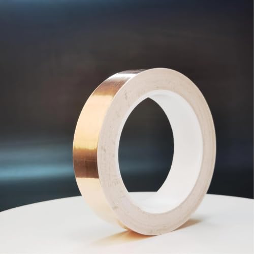 Double-Sided Conductive Copper Foil Tape 1" x 66Ft, 4 Mil，1-Pack - size: 0.98 Inch*4mil*65.6 FT
